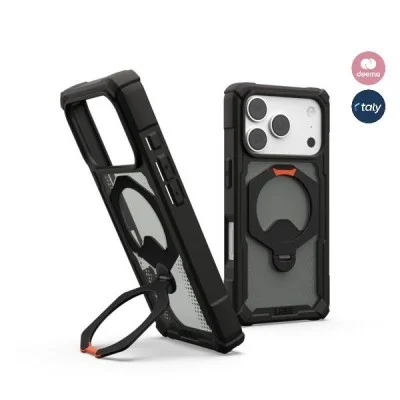 UAG 114572114097 Plasma XTE 360 MagSafe Case for iPhone 17 / 18 Pro Max - Black Orange